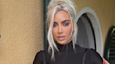 Kim Kardashian just wore a totally sheer bodystocking under a co-ord, and it's everything