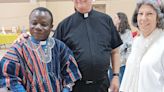 Ghanian priest, new St. Ambrose Roman Catholic Church assistant pastor, feted by parish in Schuylkill Haven