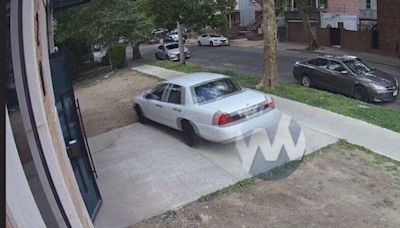 Video shows man drive on sidewalk, allegedly yell antisemitic slurs