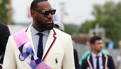 LeBron James, Stephen Curry and More Celebrate 2024 Paris Olympics With Team USA in Ralph Lauren During Opening Ceremony