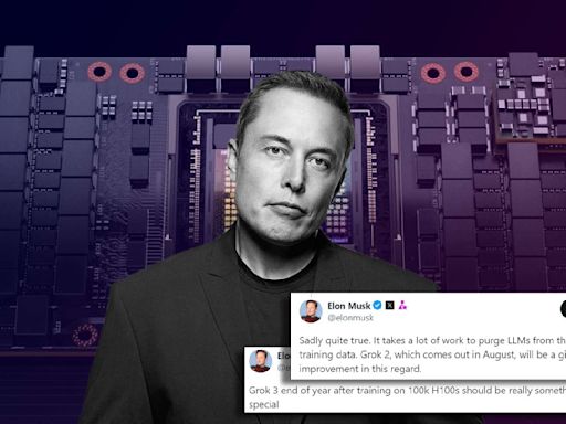 Elon Musk Spills How Many Nvidia Chips Will Train The Next Version Of His AI Chatbot Grok