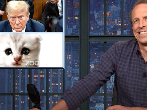 Seth Meyers Puts Pawsitively Hilarious Spin On RNC’s Prison Contingency Plans For Trump