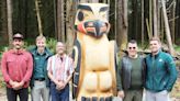 Eagle carving to watch over Island's Pacific Rim National Park Reserve