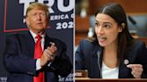 AOC claims Trump's re-election would mean higher gas prices as fuel costs hit record high under Biden