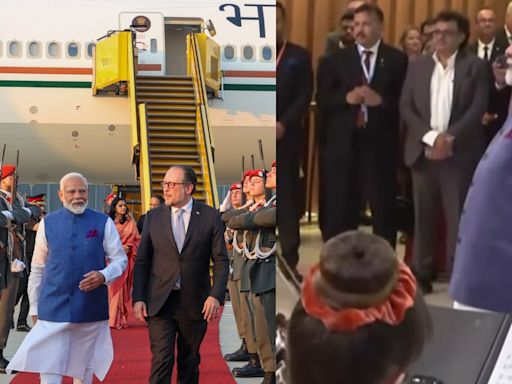 Modi Becomes First Indian PM To Visit Austria In 41 Years, 'Vande Mataram' Rendition Welcomes Him | Watch - News18