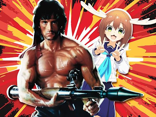 Sylvester Stallone's Most Famous Rambo Movie Poster Gets Official Anime Makeover