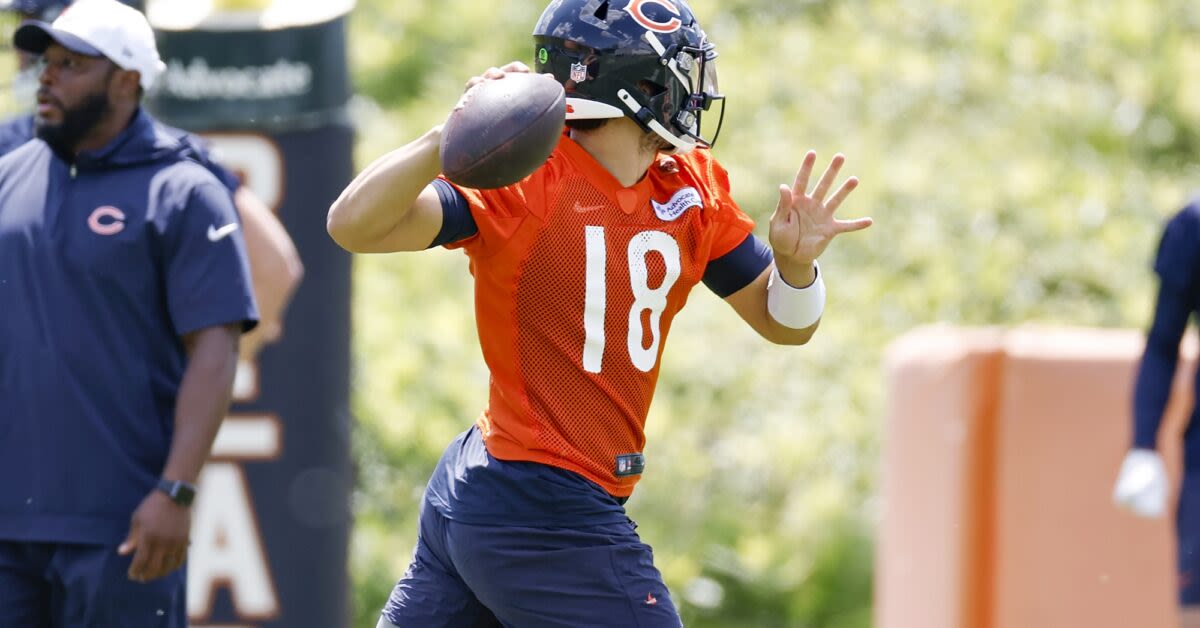 Caleb Williams gets off to rocky start during OTAs with Chicago Bears