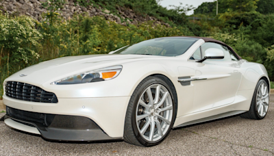 ‌This Gorgeous Aston Martin Vanquish Volante Will Find a New Home This Month