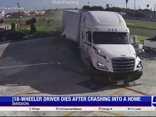 Driver of 18-wheeler dies after crashing into Mission home