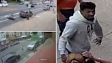 Suspect in Philadelphia crash turned shooting seen limping away from crime scene in new footage