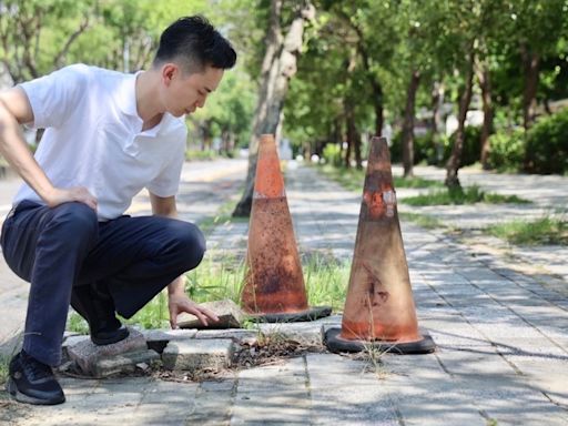 竹北改善東興國中及嘉豐國小周邊道路 促通行安全 (圖)