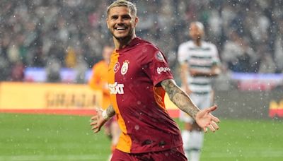 Video: el doblete de Icardi con un golazo de taco para que el Galatasaray grite campeón