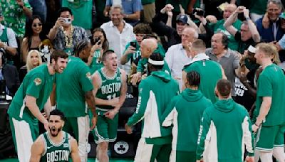 Payton Pritchard beats the buzzer again, making longest shot in the NBA Finals in more than 25 years - The Boston Globe