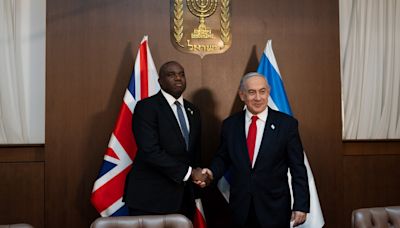 Foreign Secretary David Lammy meeting families of hostages held in Gaza with links to UK during Israel trip