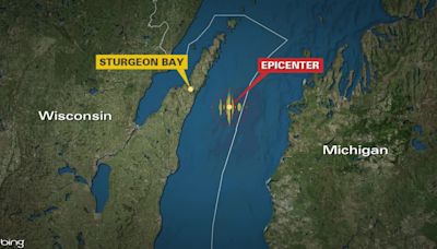 Earthquake reported in Lake Michigan; 24 miles from Sturgeon Bay