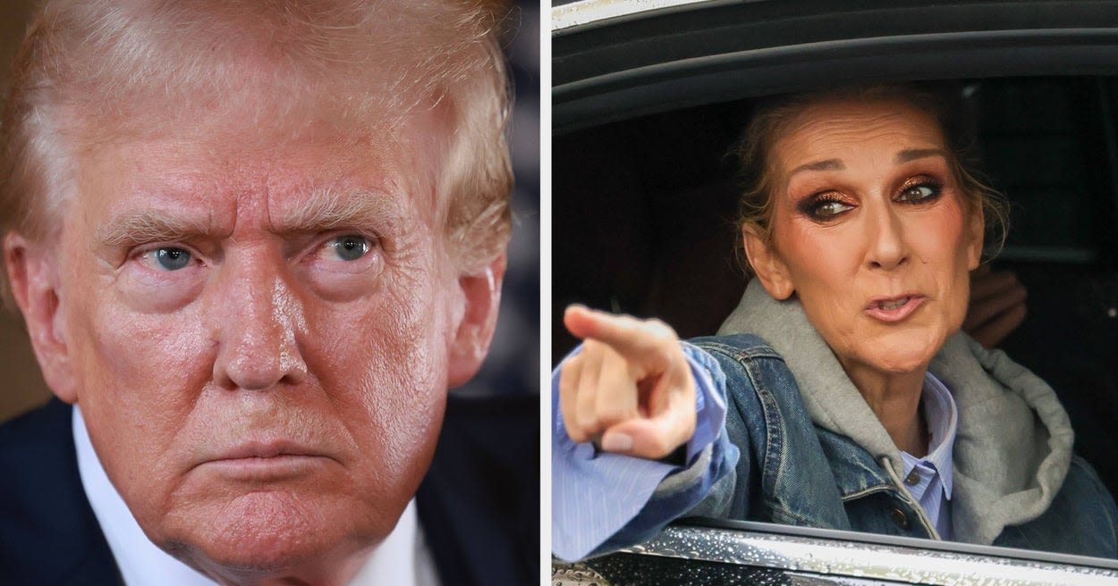 Celine Dion's Hilarious Response To Donald Trump Using Her Song At His Rally Is Going Mega Viral