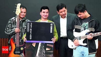 Meghayala’s Music-Savvy Chief Minister Gifts Instruments to Visually Impaired Musicians | Shillong News - Times of India