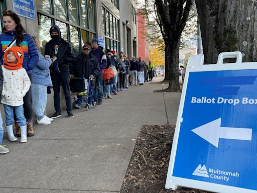 Where should I drop off my ballot for Oregon's 2024 primary election?