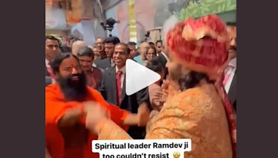 Anant Ambani-Radhika Merchant Wedding: Baba Ramdev Grooves With the Groom | Watch - News18