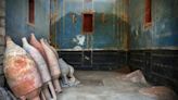 Rare and expensive blue shrine unearthed in Pompeii after almost 2,000 years