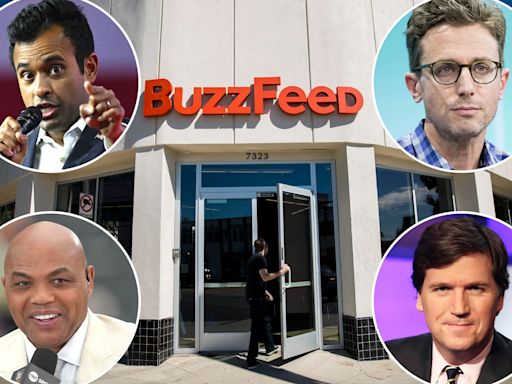 Vivek Ramaswamy demands BuzzFeed hire Bill Maher, Tucker Carlson, Charles Barkley and Aaron Rodgers