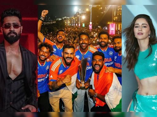 Vicky Kaushal, Ananya Panday And Other Stars Celebrate Team India's World Cup Victory Parade