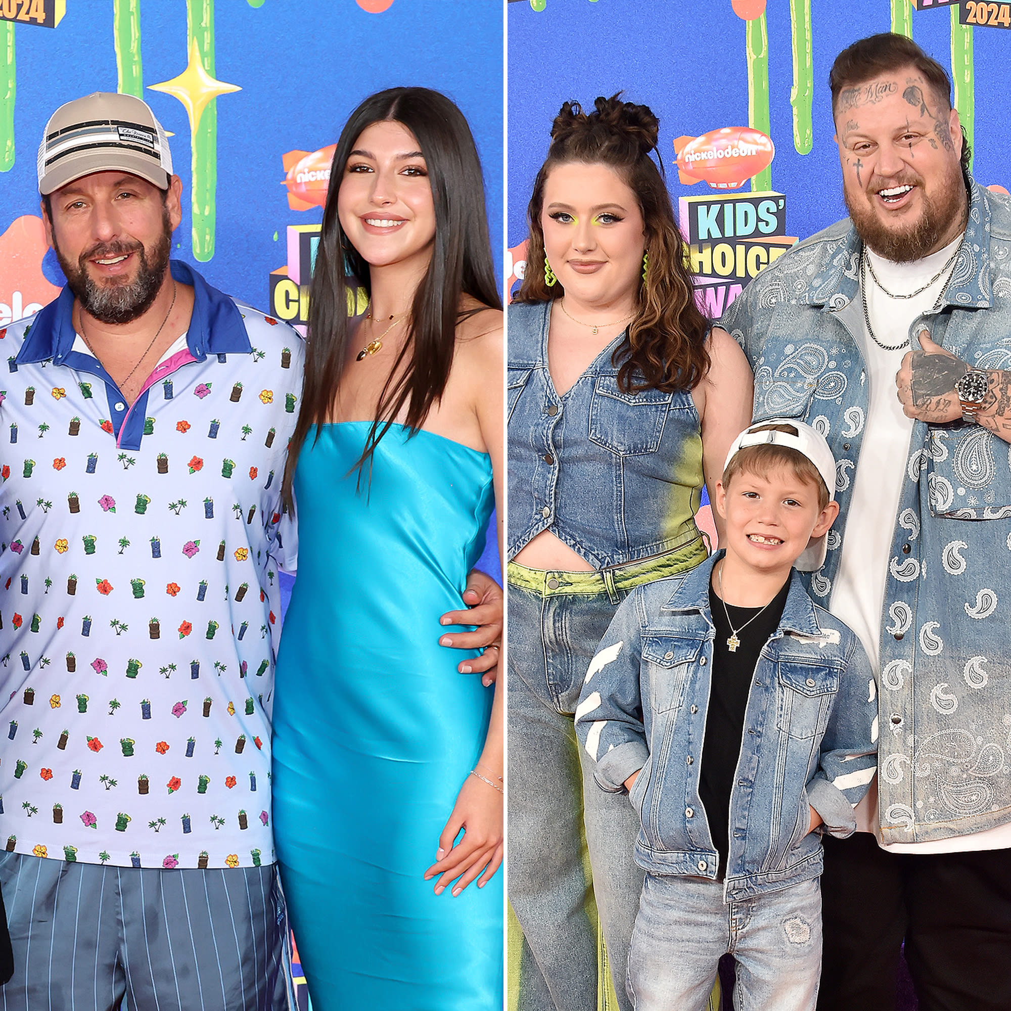 Adam Sandler, Jelly Roll and More Stars Bring Family to Kids’ Choice Awards 2024 Red Carpet