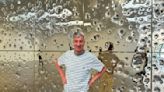 Gold and gunfire: Italian artist Cattelan's latest satirical work is a bullet-riddled golden wall