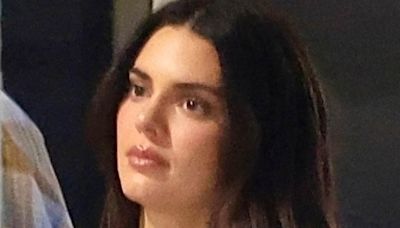 Kendall Jenner dons an oversize shirt while out for sushi date in LA