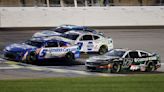 Larson edges Buescher at the line at Kansas Speedway in closest finish in NASCAR Cup Series history