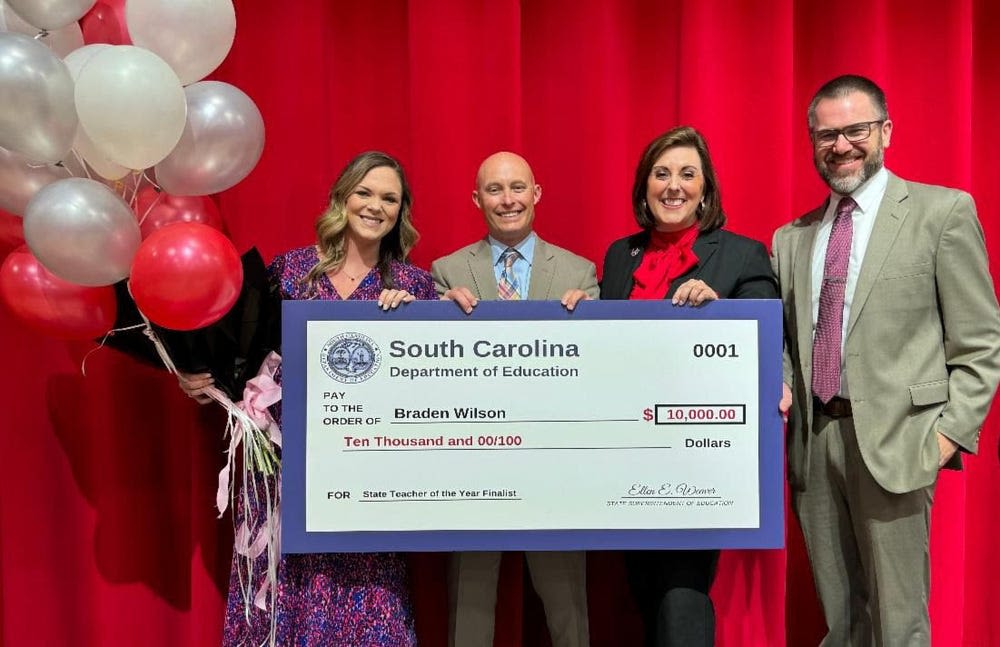 Anderson County educator wins South Carolina Teacher of Year. 'It truly takes a village.'