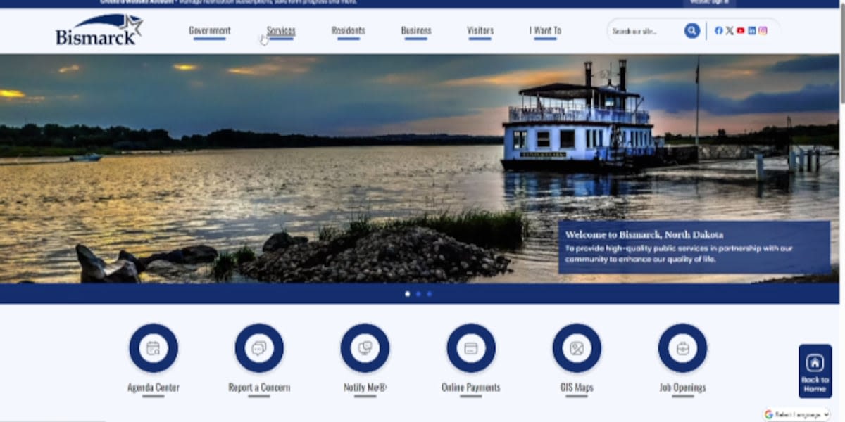 Bismarck to unveil new website on May 8