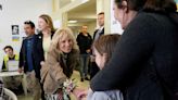 Jill Biden meets Ukraine refugees, volunteers in Slovakia