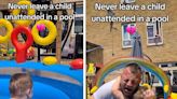 A fake TikTok stunt appearing to show a child drowning in an inflatable pool stunned millions of viewers. The creator says he was 'raising awareness.'