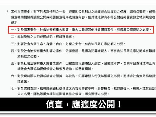 法有明文！「偵查」應適度公開 黃暐瀚翻出作業辦法籲北檢公開說明柯案