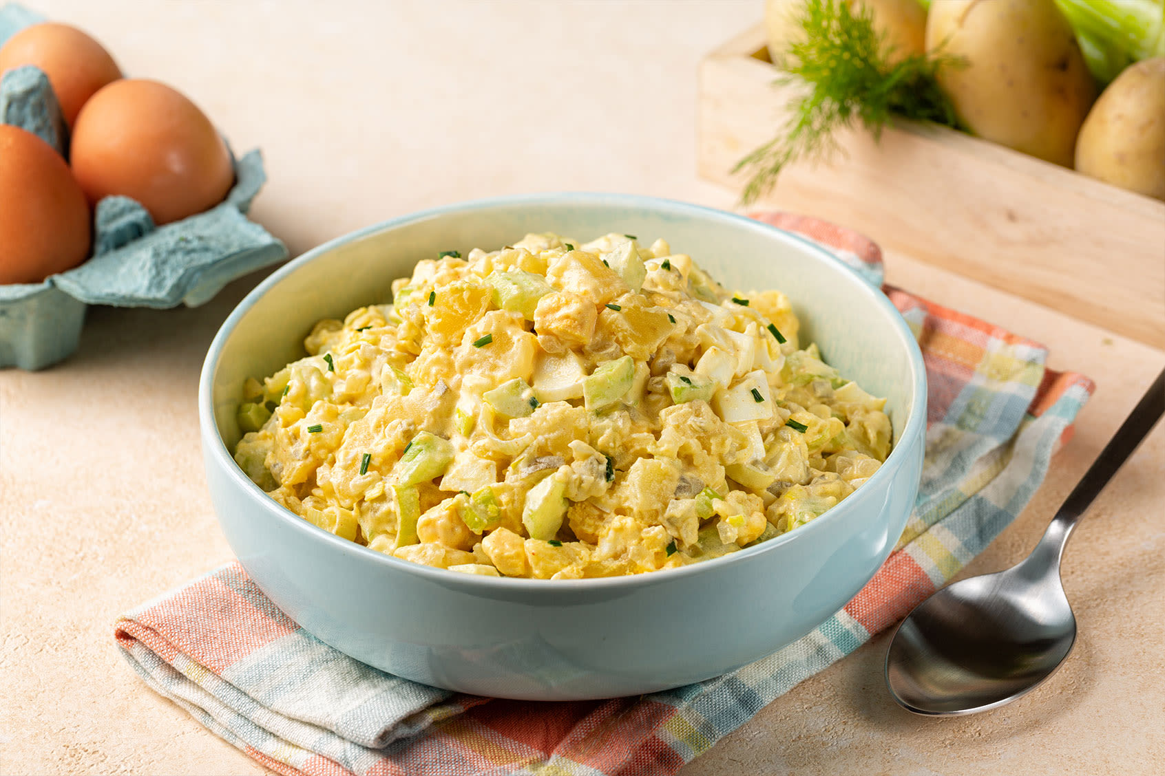 This potato salad — with secret ingredients — is the ideal side dish for your upcoming summer BBQs