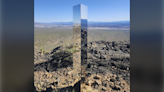 Shiny monolith removed from mountains outside Las Vegas. How it got there is still a mystery