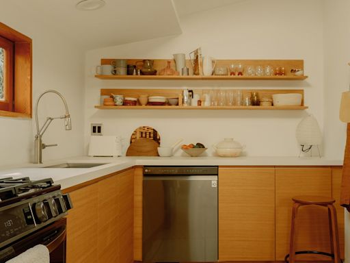 Not All Minimalist Kitchens Are Void of Upper Cabinets
