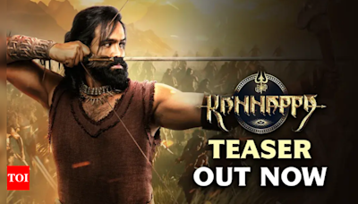 'Kannappa' teaser: The Vishnu Manchu starrer is action-packed; Prabhas, Akshay Kumar, and Kajal Aggarwal look revealed! | Telugu Movie News - Times of India