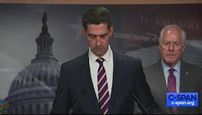 Sen. Tom Cotton: “Another four years for Joe Biden means another four years of Little Gazas all across America.”