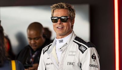 Brad Pitt Spends Fourth of July Busy Filming “F1” Racing Movie in U.K.