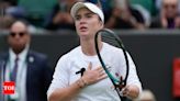 Svitolina wears black ribbon for Ukraine, reaches Wimbledon quarters | Tennis News - Times of India