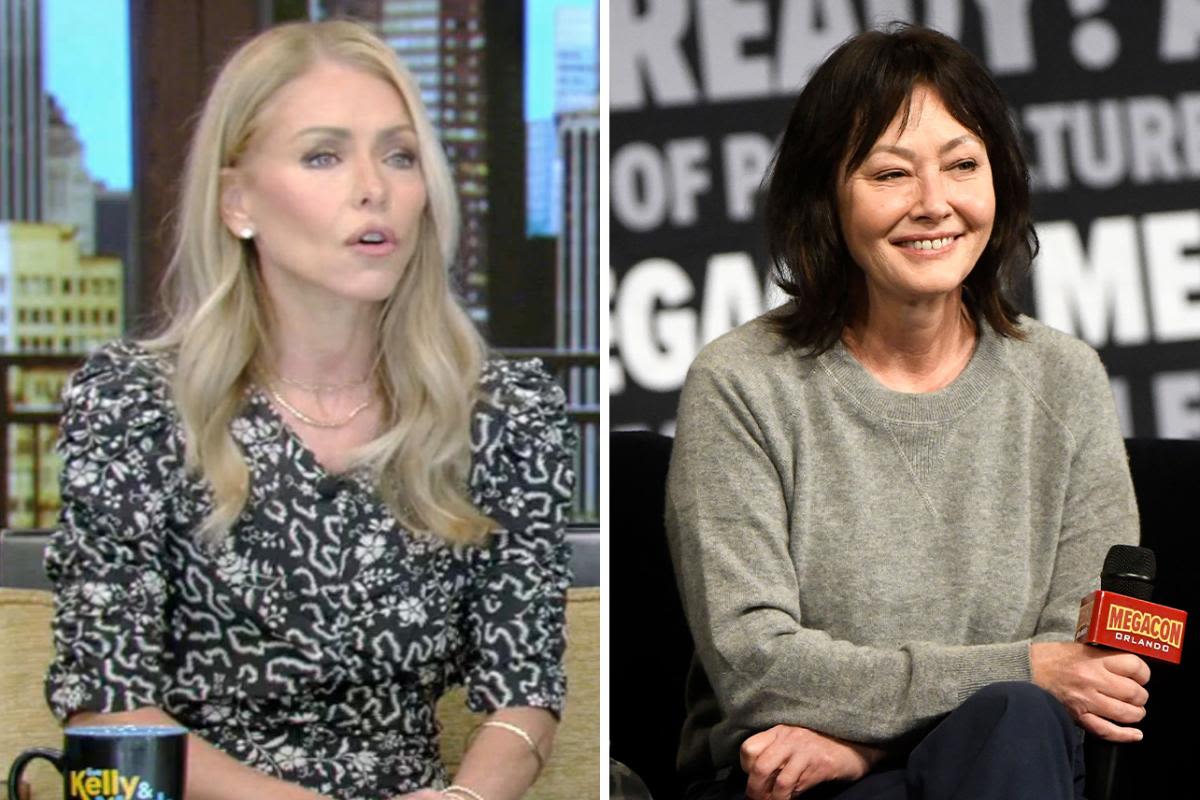 Kelly Ripa honors the late and "courageous" Shannen Doherty on 'Live': "A special person"