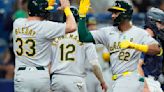 A's unable to hold on, lose to Rays in 12 innings