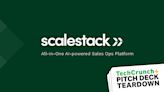 Pitch Deck Teardown: Scalestack's $1M AI sales tech seed deck