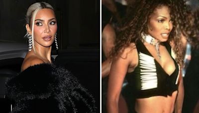 Kim Kardashian Sports Her Archival Janet Jackson Fit for the Star’s Concert