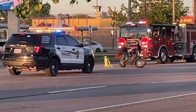 Motorcycle wreck sends one person to hospital