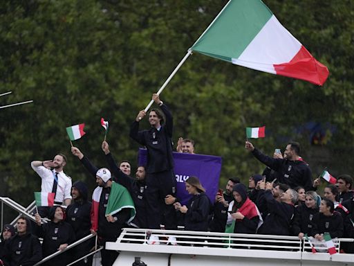 'Sorry my love.' Italy's Olympic flag bearer Tamberi loses his wedding ring in the Seine River