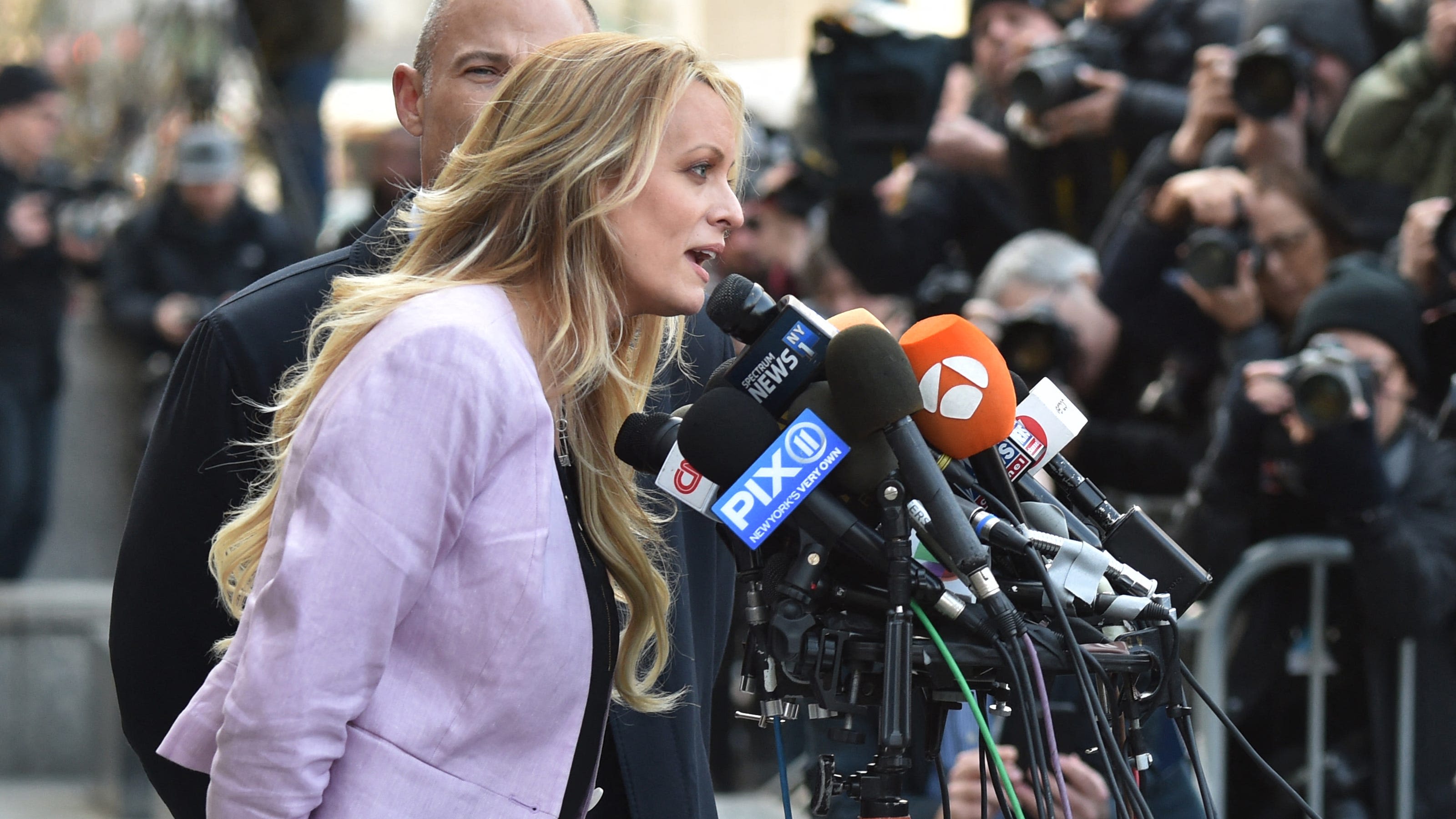 Stormy Daniels, porn actress at center of Trump trial, reacts after historic conviction