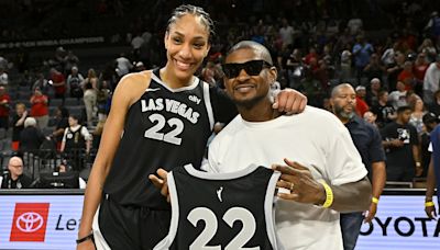 Usher finally attends Aces game after hilarious A'ja Wilson plea